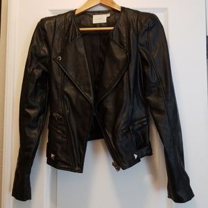 Faux Leather Jacket